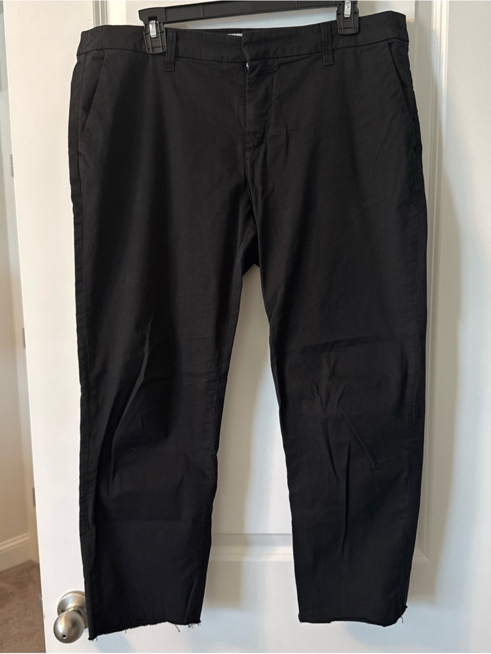 Frank and Eileen Black Chino Pants Size 12